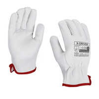 Rękawice robocze ochronne wykonane ze skóry licowej koziej. 12 PAR