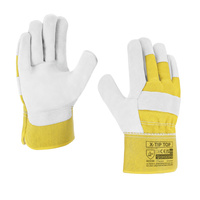 Rękawice robocze skórzane DRELICHOWE, wzmocnione skórą dwoinową rozmiar 10.5. 12 PAR