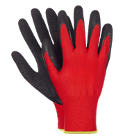 Rękawice BHP Robocze POROWATE Lateksowe WYTRZYMAŁE OGRODOWE mocne 1 para