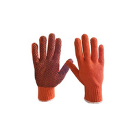 Rękawice Robocze BHP Dziane Nakrapiane 12 PAR