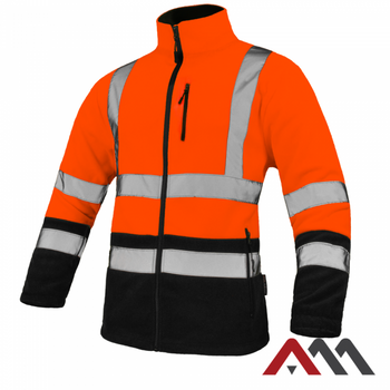 Bluza polarowa. Bluza robocza. Odblaskowa. POLAR ORANGE